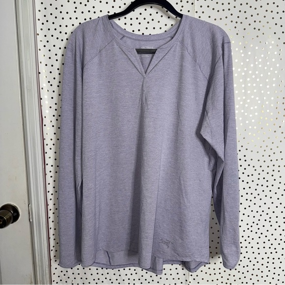 Arcteryx Light Purple Long Sleeve Shirt - Picture 1 of 7